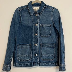 Madewell Denim Chore Jacket Size XXS